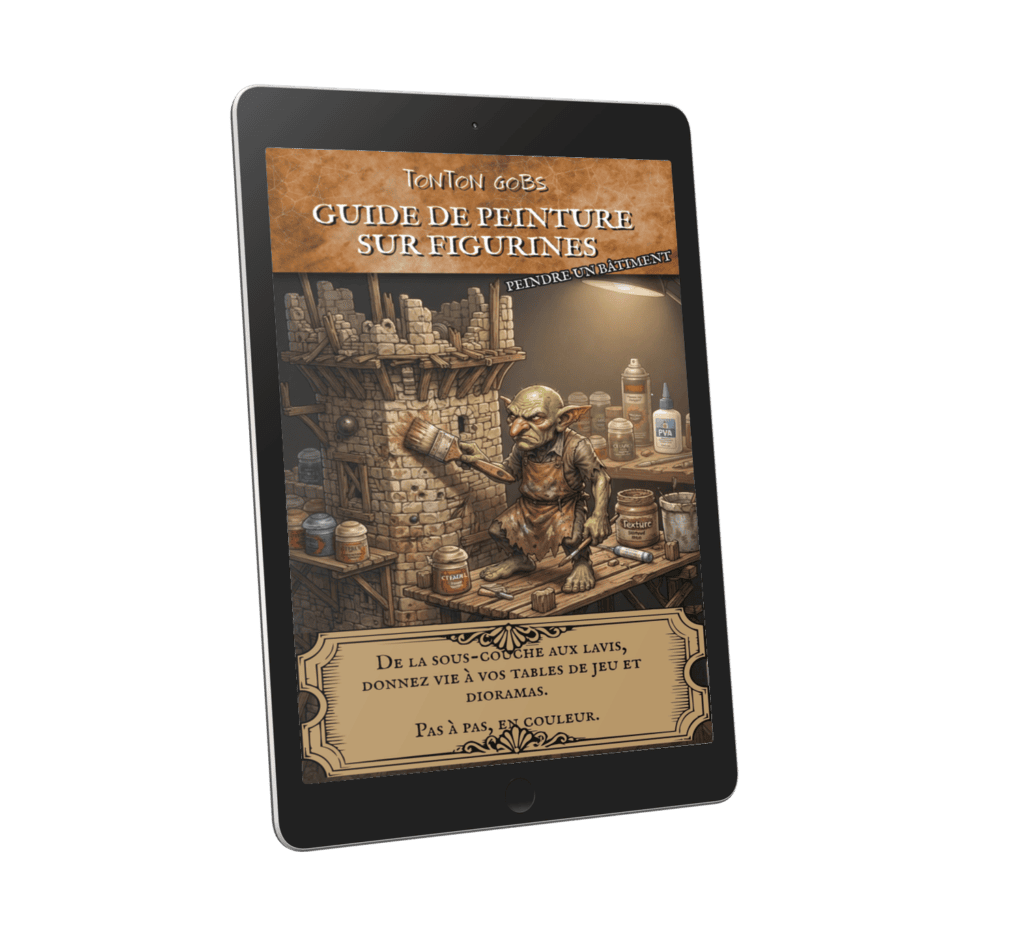 Guide de peinture sur figurines - peindre un bâtiment -